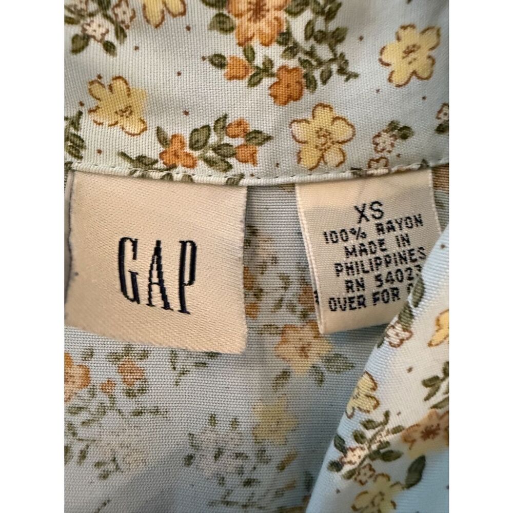 Gap Vintage Floral Button Up Maxi Dress - Picture 3 of 5